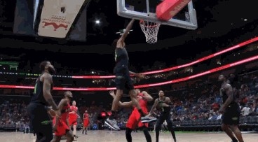 势头不对！英格拉姆连续失误 墨菲反击跟进战斧劈扣打停猛龙